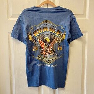 Deadstock 2014 In The Rubies Elmo Motorcycle Jamboree Tshirt Small GILDAN
